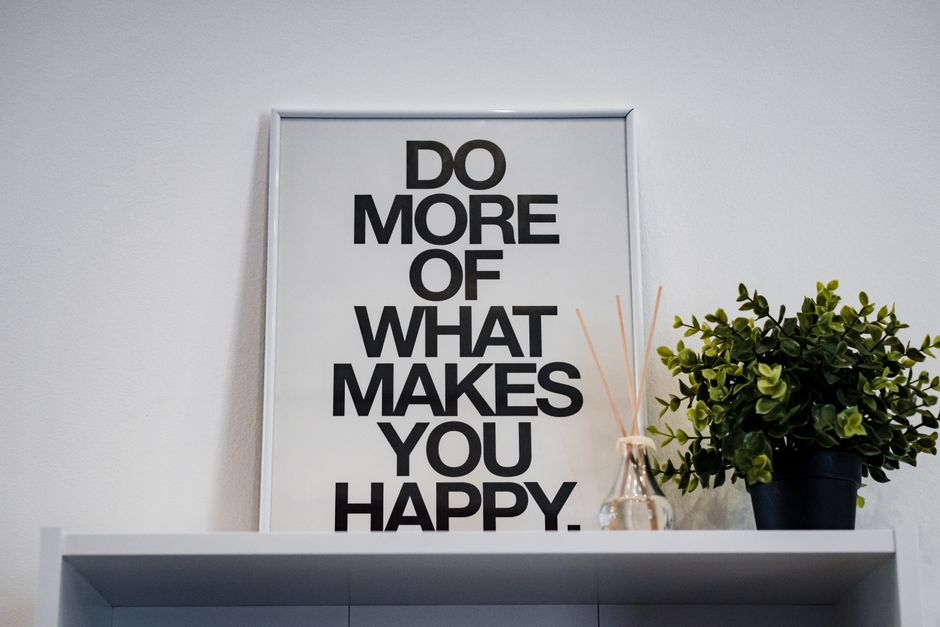 Poster met witte achtergrond en inspirerende quote. Poster met witte achtergrond en inspirerende quote.